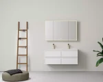 New Hamilton Federation Slim Wall Hung Cabinet Matte White LK-FH1221NW-MW - Image 2