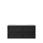 Hamilton Federation Slim Wall Hung Cabinet Matte Black LK-FH1221W-MB