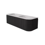 Estella Modern Wall Hung Vanity PVC Cabinet LK-ME1521W-MB - Image 3