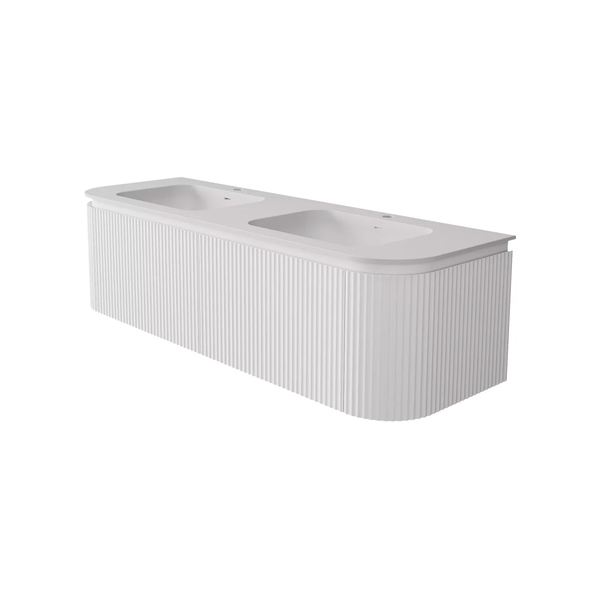 Estella Modern Wall Hung Vanity PVC Cabinet LK-ME1521W-MW - Image 2
