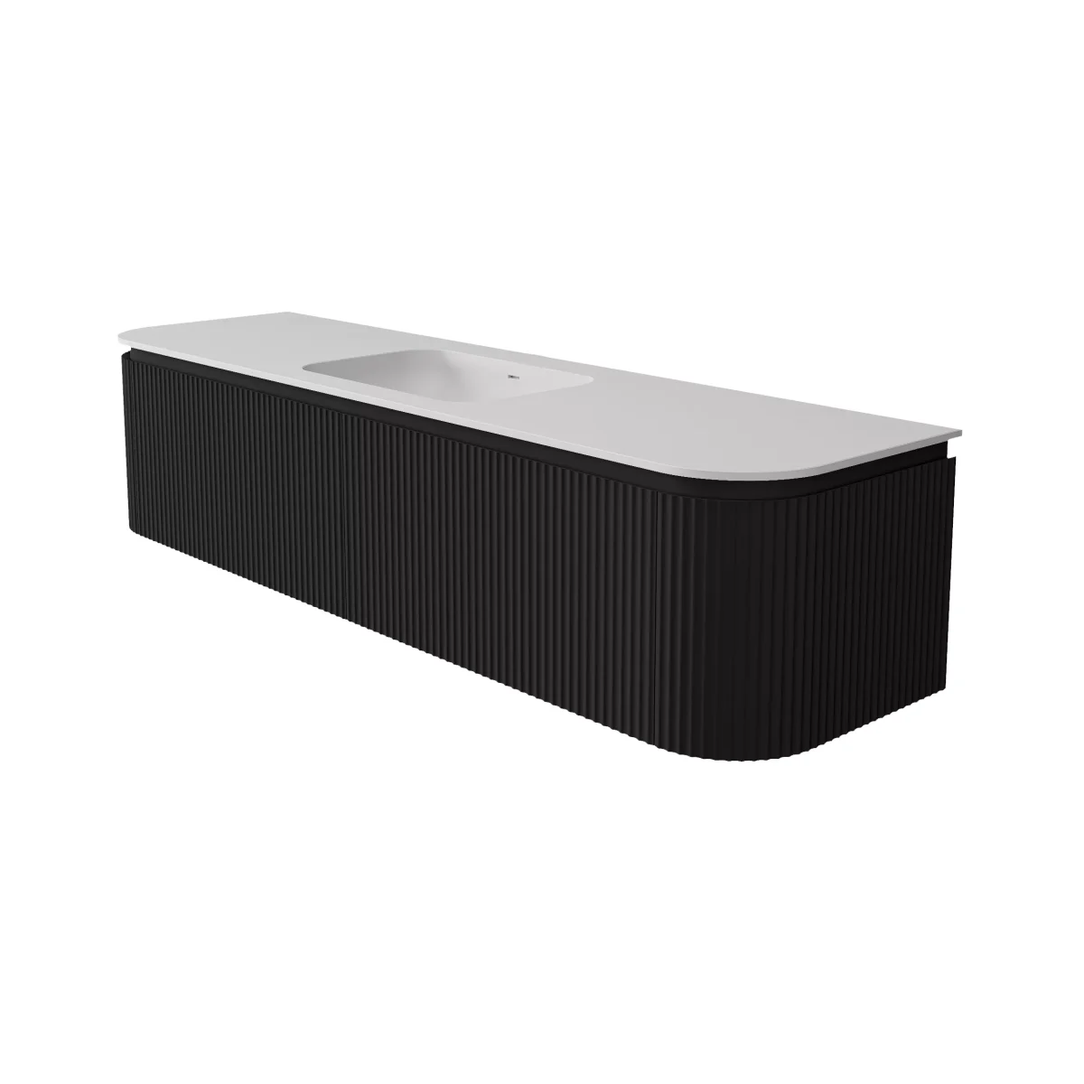 Estella Modern Wall Hung Vanity PVC Cabinet LK-ME1800W-MB - Image 3