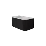 Estella Modern Wall Hung Vanity PVC Cabinet LK-ME1200W-MB - Image 2