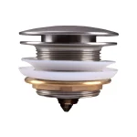 Mushroom Brass Pop-Up Waste (No Overflow) - Image 4