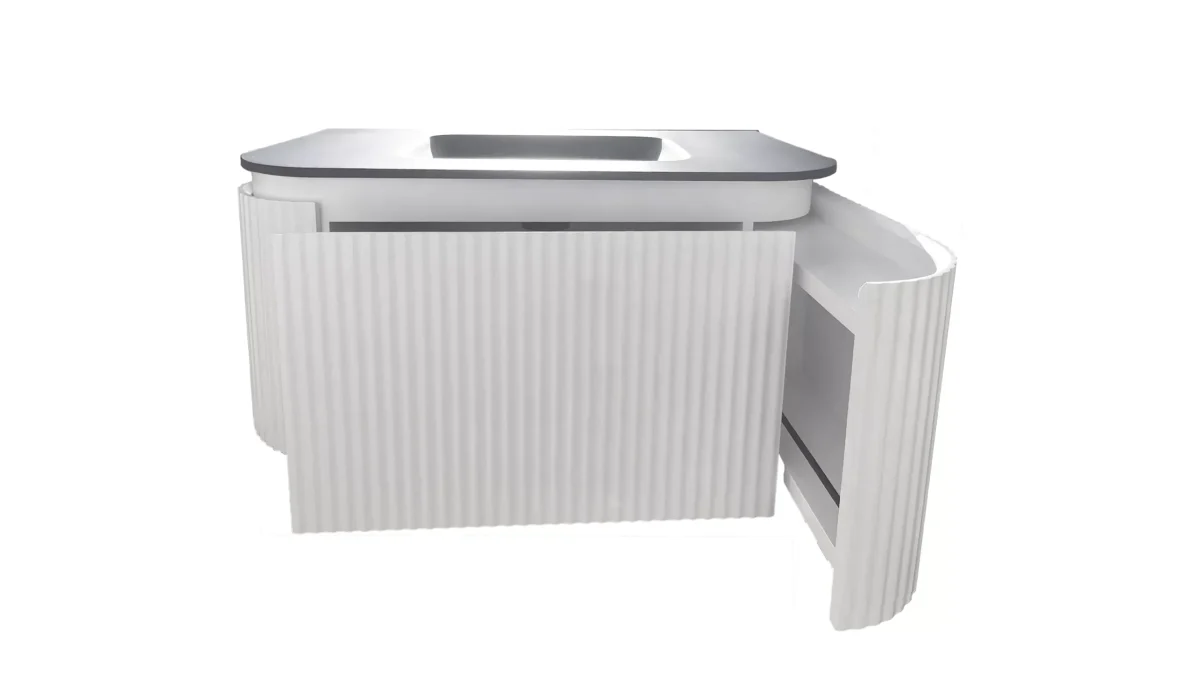 Estella Modern Wall Hung Vanity PVC Cabinet LK-ME750W-MB - Image 4