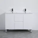 Alpha Free Standing PVC Vanity with soft closing LK-AL124DL