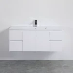 Alpha Wall Hung Vanity with soft closing LK-AL124W