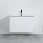 Alpha Wall Hung PVC Vanity with soft closing LK-AL74RW