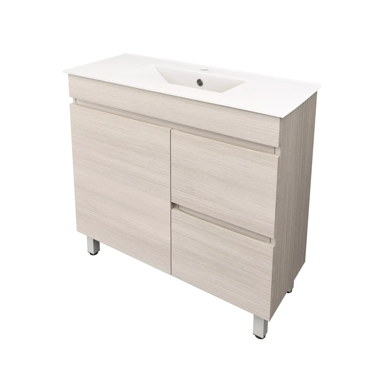 Camden Modern Free Standing Cabinet Coastal Oak LK-MC93RL-CO - Image 3