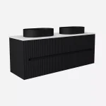 Cabarita Morden Wall Hung PVC Cabinet, Matte Black LK-MC1520W-MB - Image 2
