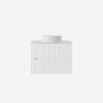 Cabarita Morden Wall Hung PVC Cabinet, Matte White LK-MC750W-MW