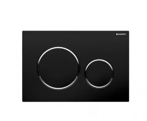sigma20km-6929a2b6d926c Geberit Push Plate Sigma20KM ABS Black/ chrome / black push button 115.882.KM.1 - Image 1