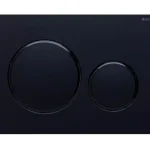 Geberit Push Plate Fingerprint resistant Matte Black, Black trim ,Sigma20MBM 115.882.16.1