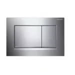 Geberit Push Plate Sigma30KH, ABS Square push plate Chrome/stain/chrome, 115.883.KH.1