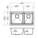 Carysil Maples Duo Granite Sink - Image 3