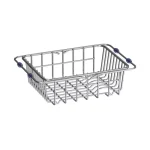 Flexible Stainless Steel PVD Coating Sink Basket/Dish Rack