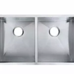 C-820 Chrome Double Bowl Kitchen Sink