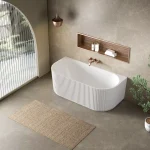 BINGIE Fluted Skirt Back to Wall Bath LK-FBG1500GW/MW