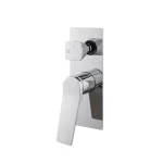 Square Wall Mixer With Diverter