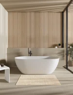 Ellips Slim Acrylic Free Standing None Overflow Bathtub LK-EL - Image 3