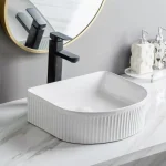 Arco Flueted Fine Ceramic Above Counter Basin LK-AFA400