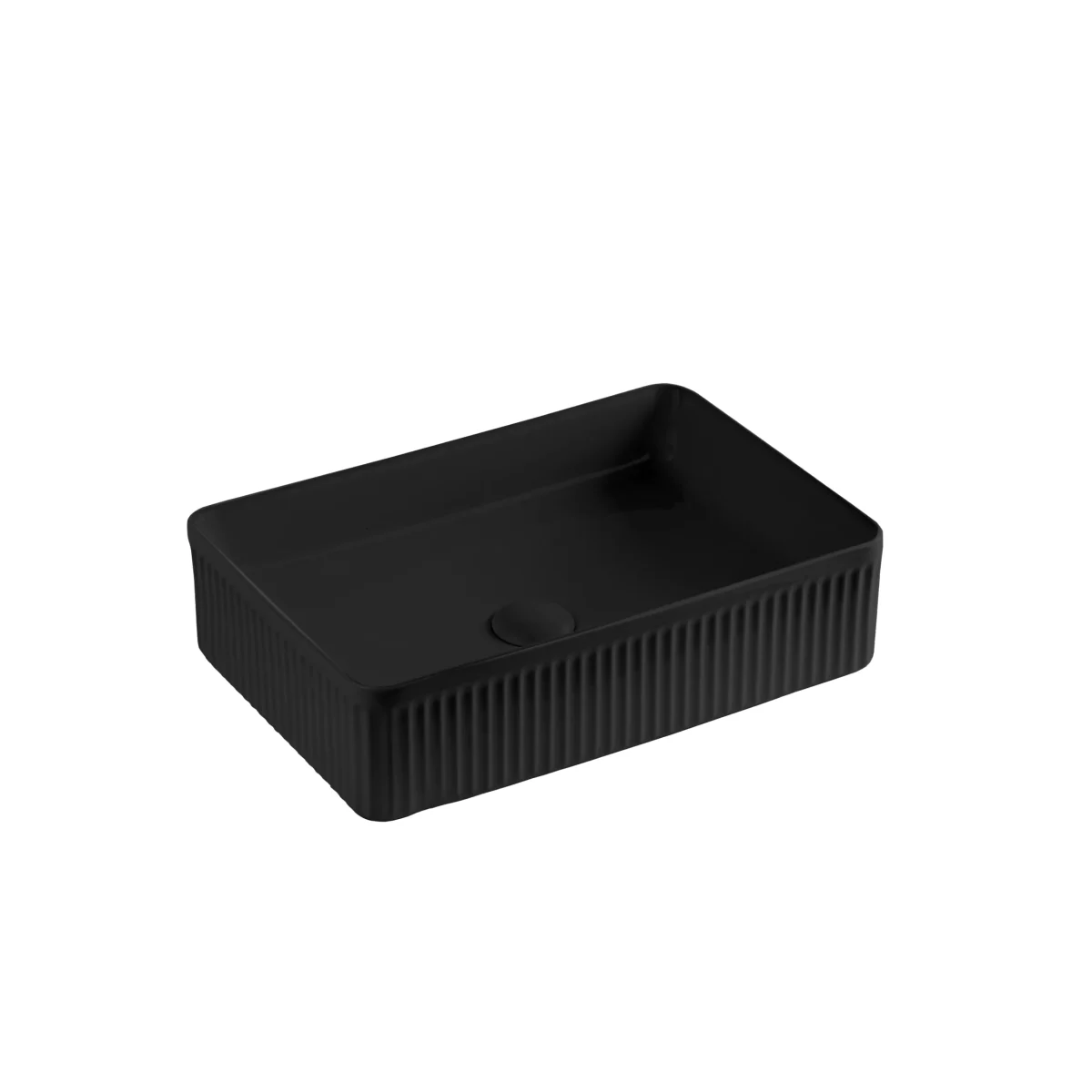 Crete Flueted Fine Ceramic Above Counter Basin LK-CFA - Image 2