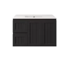 Archill Federation Wall Hung Matte White Ensuite PVC Cabinet LK-FA93LW-MB