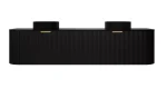 Agena Modern Fluted Cabinet Matte Black LK-MA1800NW-MB