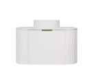 Agena Modern Fluted Cabinet Matte White LK-MA750NW-MW