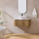 Agena Fluted Wood Grain WH Vanities Prime Oak LK-MA900W-PO