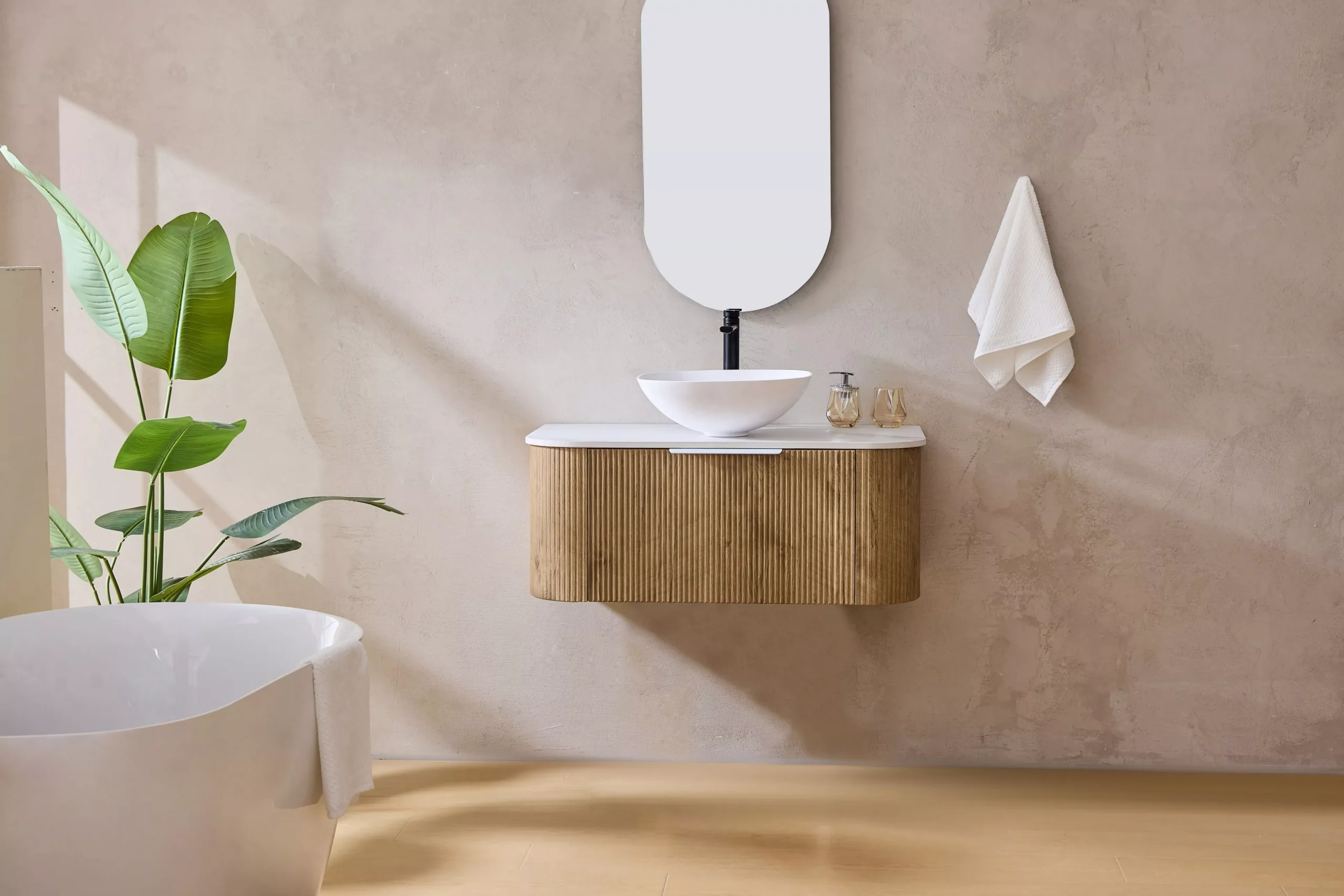 lk-ma900w-po-4-1-1-69319e008898d Agena Fluted Wood Grain WH Vanities Prime Oak LK-MA1200W-PO - Image 1
