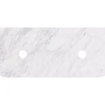 Carrara White Marble Stone Top – Curve
