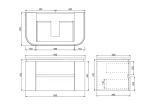 Devito Modern Wall Hung Vanity PVC Cabinet LK-MD900W - Image 4