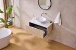 Kliff Fluted Wood Grain Vanities Coastal Oak LK-MK900W-CO - Image 2