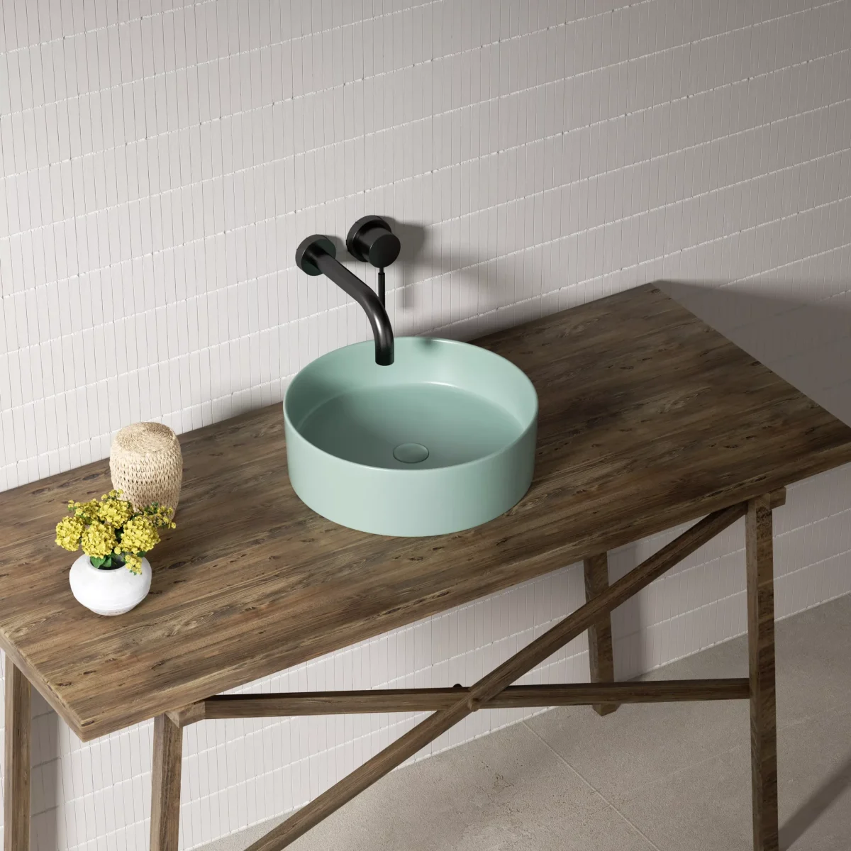 Olley Fine Ceramic Above Counter Basin - Image 5