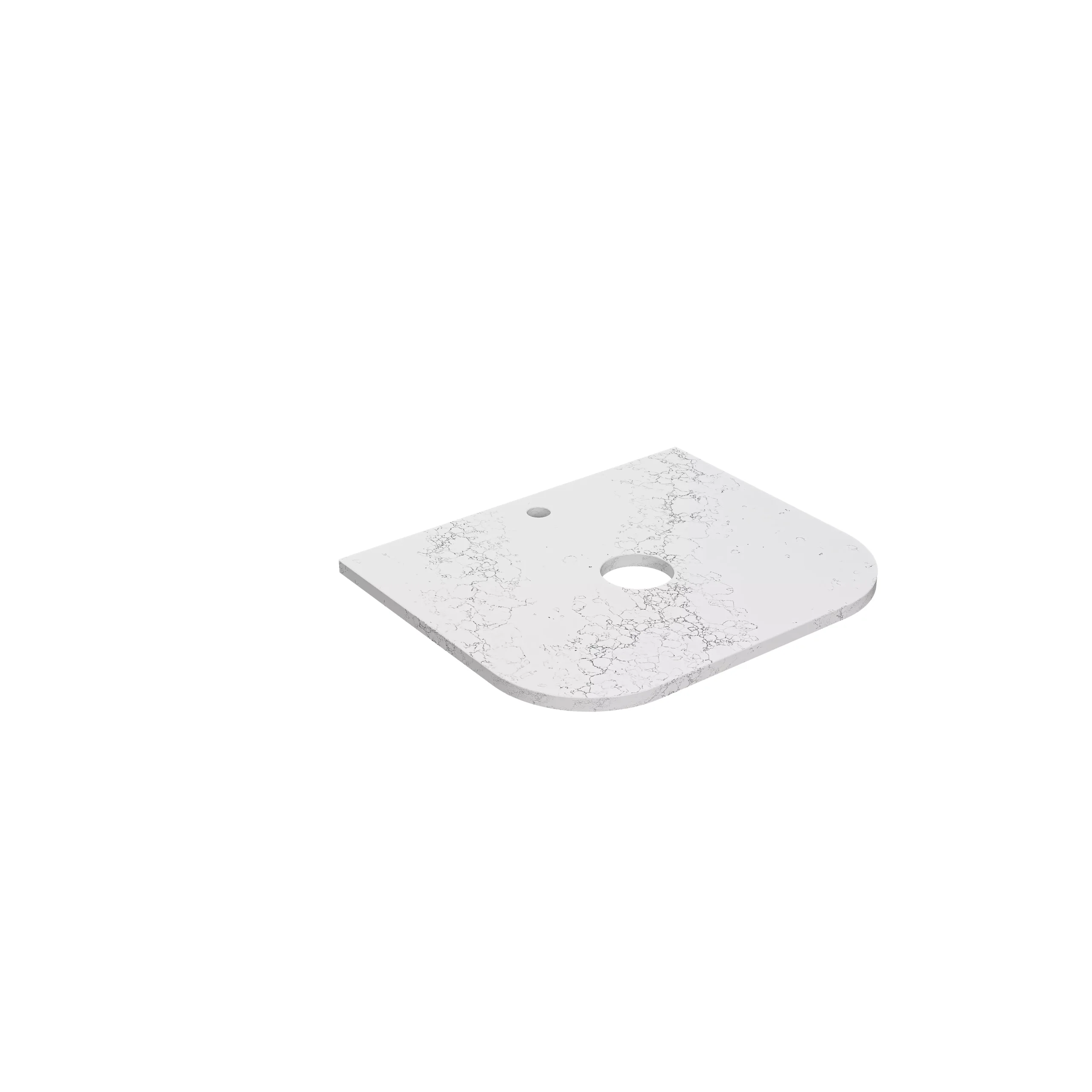 lk-qcw65cv-uth-693b181184e6c Calacatta White (WG486) Zero Silica Engineer Stone Top – Curve LK-QCW - Image 1