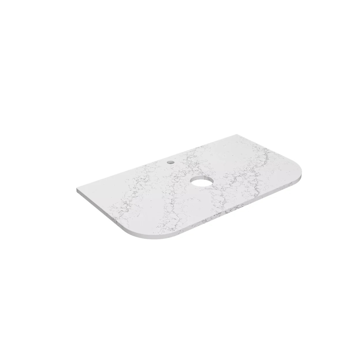 Calacatta White (WG486) Zero Silica Engineer Stone Top – Curve LK-QCW - Image 4