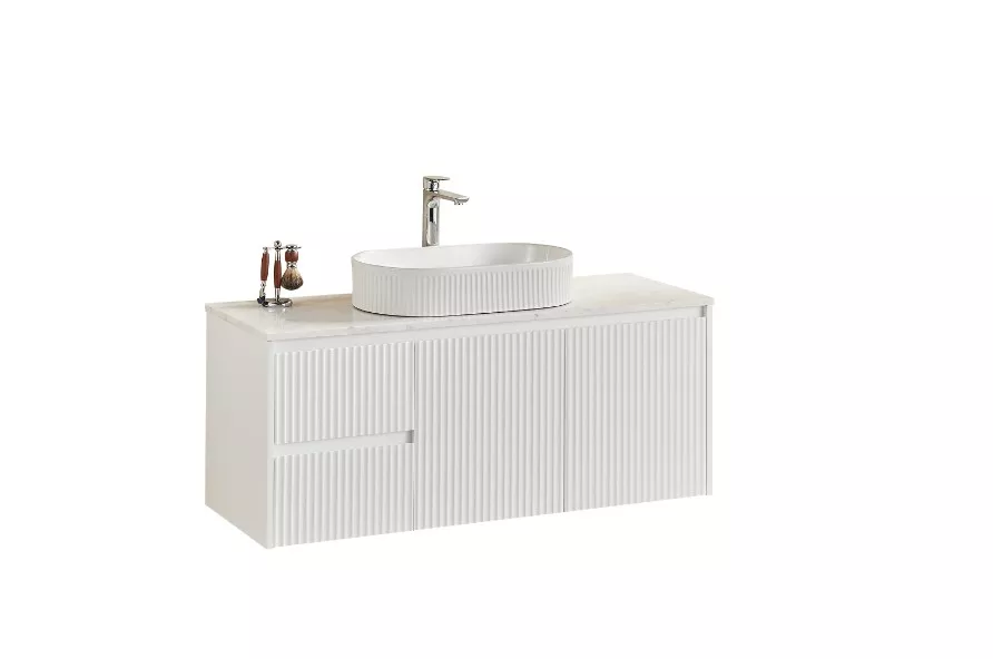 mc124lw-mw-69325be9ec2cb Crete Modern Wall Hung Vanity Matte White LK-MC124LW-MW - Image 1