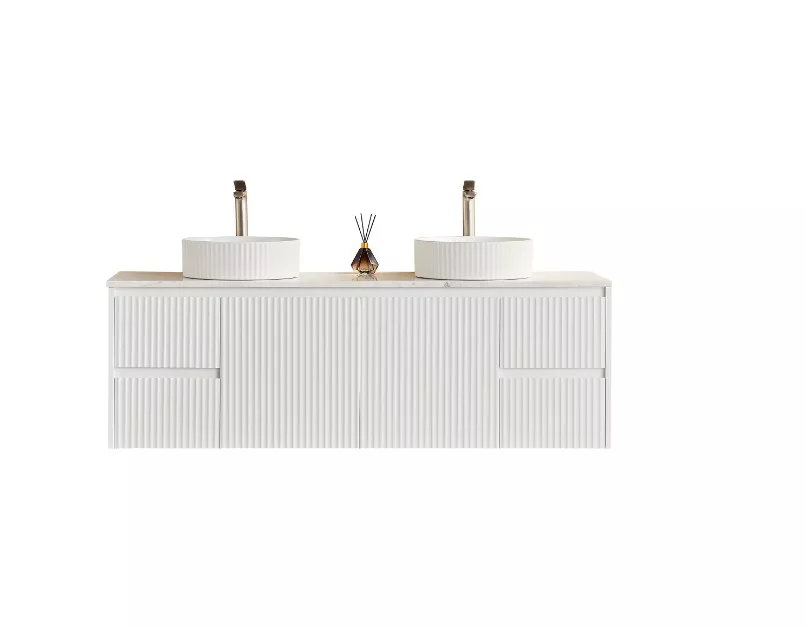 mc154w-mw-69328f2bec7ba Crete Modern Wall Hung Vanity Matte White LK-MC154W-MW - Image 1