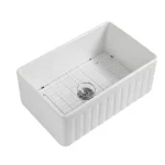 Roccia Fine Fireclay Farmhouse Buttler Sink 760mm LK-S-RFFC760